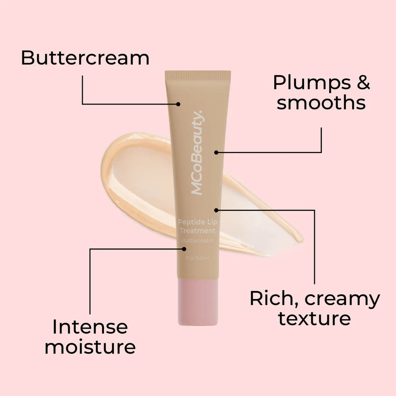 MCOBEAUTY Peptide Lip Treatment - Buttercream