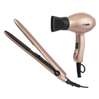 SILVER BULLET Styleaway Hair Dryer and Straightener Travel Set