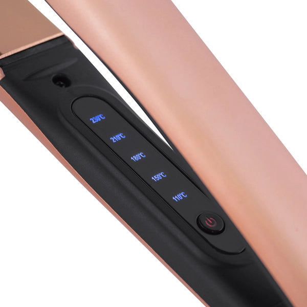 SILVER BULLET Titanium 230 Supernova Touch Screen Hair Straightener - Rose Gold