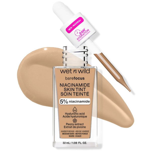 WET N WILD Bare Focus Niacinamide Skin Tint - Amber Beige