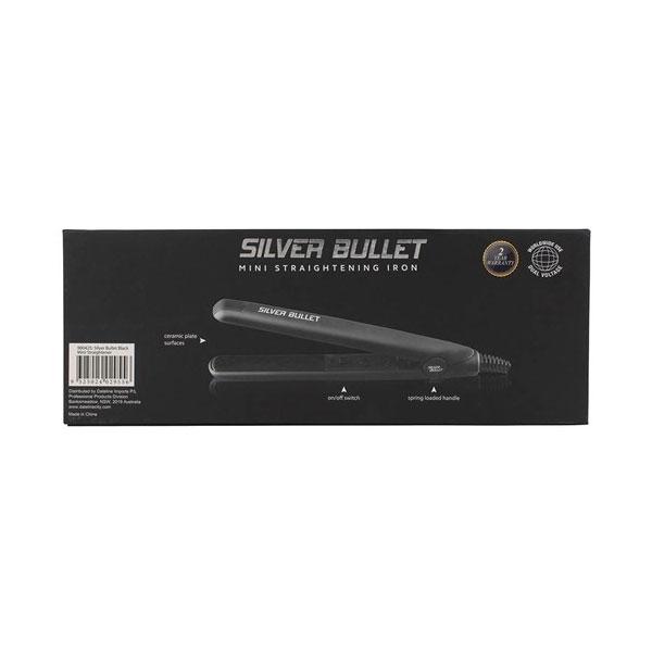 SILVER BULLET Mini Hair Straightener - Black